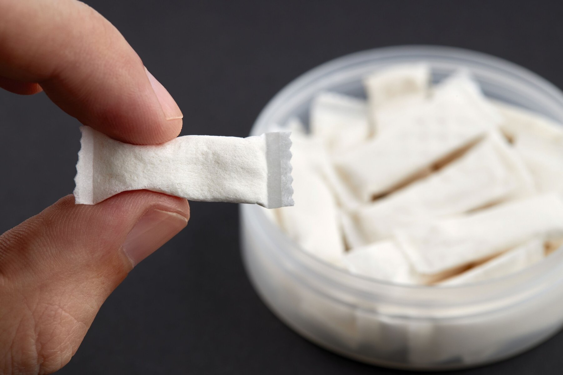 Nikotinbeutel, weißer Snus