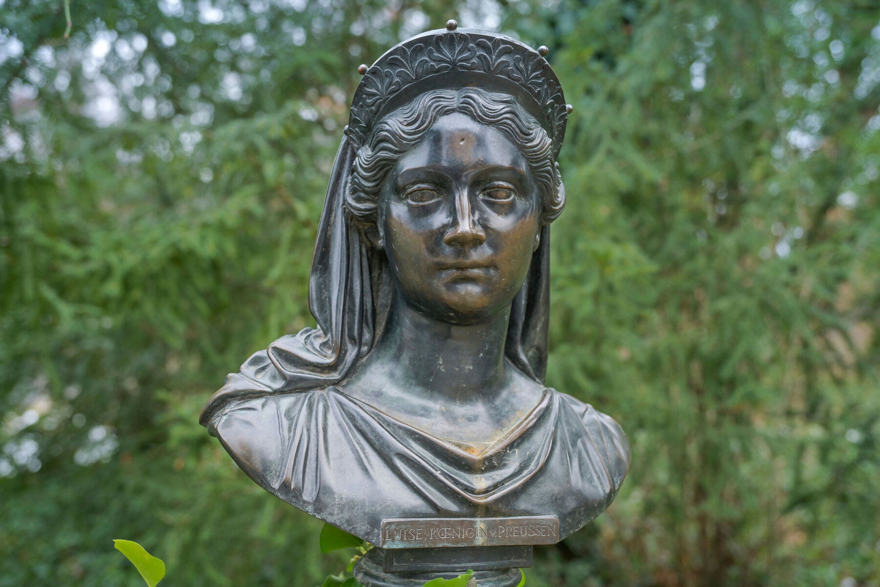 Büste Königin Luise von Preußen, Schloßpark Charlottenburg, Berlin, Deutschland