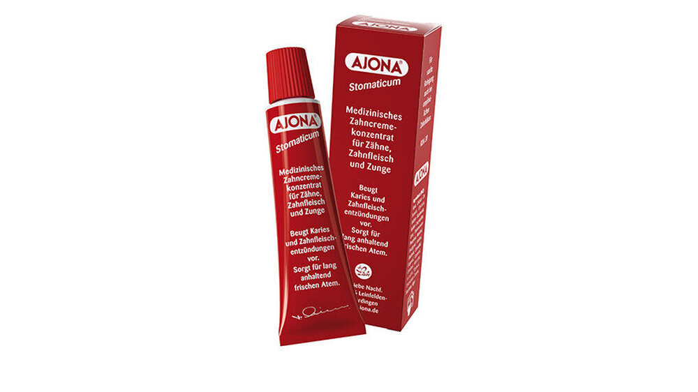 Ajona kann als antibakterielle Zahncreme helfen, Mundgeruch zu vermeiden und auch die Karies und Zahnfleischprobleme verursachenden Bakterien effektiv zu beseitigen.